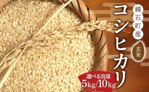 
            ＼選べる容量／【先行予約】令和7年産 鏡石町産コシヒカリ玄米 5kg 10kg 米 コメ こめ F6Q-326var
          