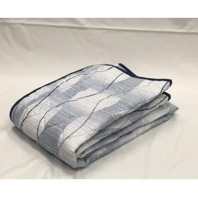 ふるさと納税 泉大津市 コットン100%　高島ちぢみ　さらさらキルト敷パット(約100×205cm)　FNP-006