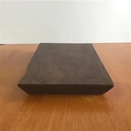 ウォールナット材　一枚板のカッティングボード・まな板 25cm(大牟田市)_雑貨・日用品  キッチン用品 _【1263640】