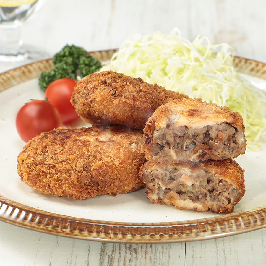 木古内みそぎの郷ハンバーグ・メンチカツセット