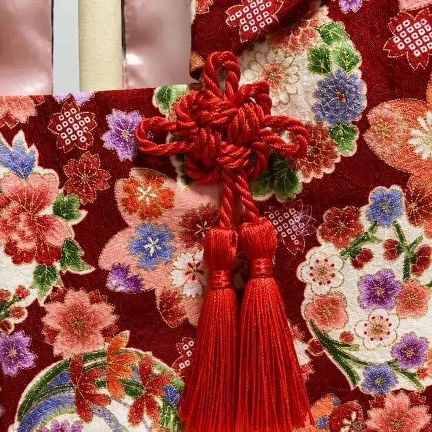 【2.赤色系（桜・牡丹・紅葉）】【選べる8色】ベビーお祝い着(被布)