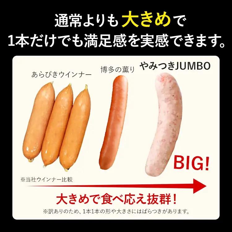 ソーセージ やみつきJUMBO ポークフランク 1kg ソーセージ