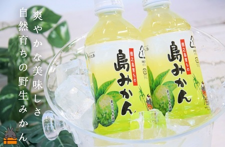 ～爽やかな柑橘ドリンク！～徳之島の島みかん350ml×24本 (ドリンク 果物 フルーツ シークニン 徳之島 奄美 鹿児島 美農里館 さわやか 酸味 美味しい )