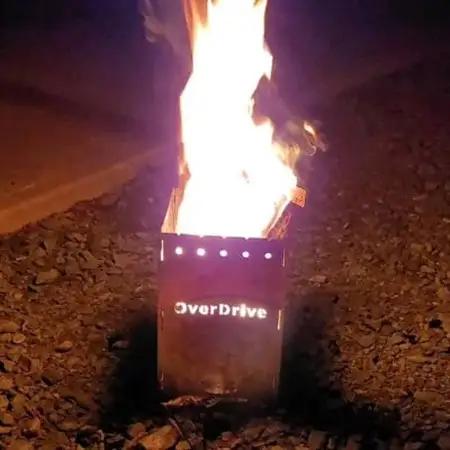 [OD-01]フェニックスライズの焚き火台「OverDrive」【配送不可地域：離島・沖縄県】【1266918】