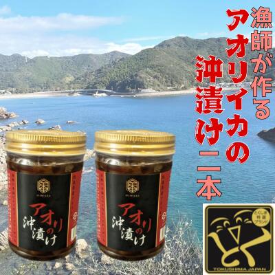 【ふるさと納税】たつ兄のアオリの沖漬け2本
