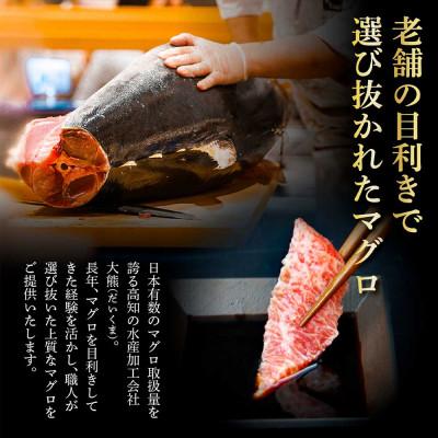 ふるさと納税 土佐市 本鮪　大トロ・中トロ・赤身　各200g　まぐろ3種盛セット |  | 01