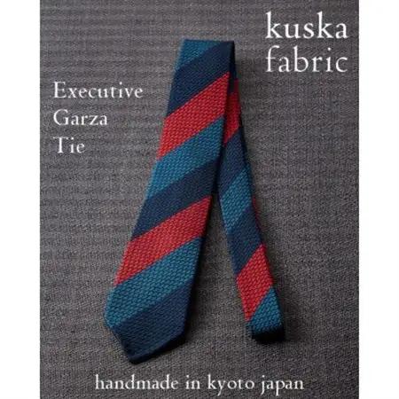 【手織りネクタイ】エグゼクティブガルザタイNo.2 kuskafabric 京都・丹後のシルク織物_装飾品・工芸品  織物   装飾品・工芸品  服飾小物 _【1254558】