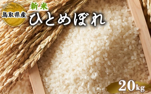 ＜2025年9月中旬～2026年8月下旬発送予定＞＜数量限定＞令和7年度産新米鳥取県産ひとめぼれ(20kg)【sm-DD062】【Workplays】