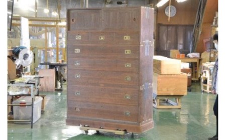 「桐箪笥再生（リフォーム） 幅120cm」　もったいない!その思い出の家具、直せるかもしれません! まずはご相談を! 桐・ケヤキ・杉・楠・他　に対応!　／総桐箪笥和光　AH058