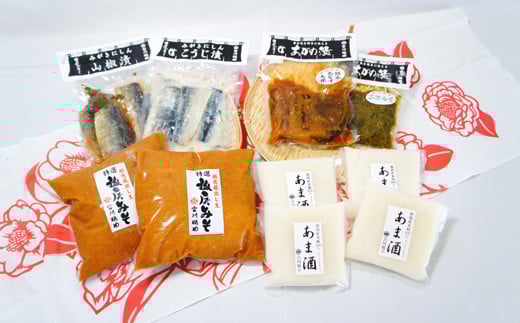 新潟産の「コシヒカリ」と「越いぶき」だけを使用して作られた糀を使った『雪国の発酵食品セット』