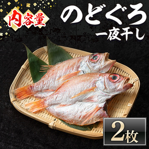 ＜数量限定＞のどぐろ一夜干し(2枚) 国産 魚介 干物 干し物 白身 海の幸 のどぐろ 赤ムツ 冷凍 おかず おつまみ お土産 【sm-DG002-A】【木村鮮魚店】