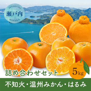 【先行受付】瀬戸内 旬の柑橘詰め合わせ 約5kg 白鷺農園《2025年2月下旬-4月上旬頃出荷》温州ミカン ハルミ. 不知火 デコポン と同品種  柑橘 フルーツ 果物 はるみ みかん しらぬい デコポン 贈答 164004