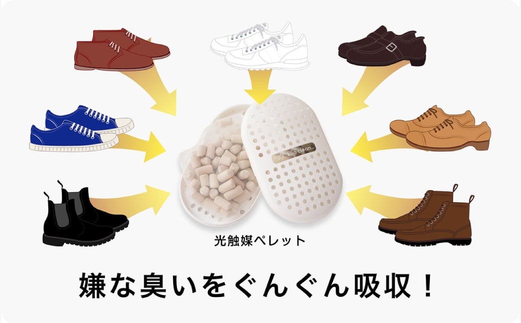 光のパワーで消臭・除菌！！キラ・クリーン