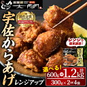 【ふるさと納税】＜容量を選べる！＞宇佐からあげ 太閤 レンジアップ(計600g or 1.2kg) から揚げ 唐揚げ 簡単 冷凍 惣菜 弁当 おかず おつまみ お手軽 レンチン 年内配送【101100200・101100300】【太閤】