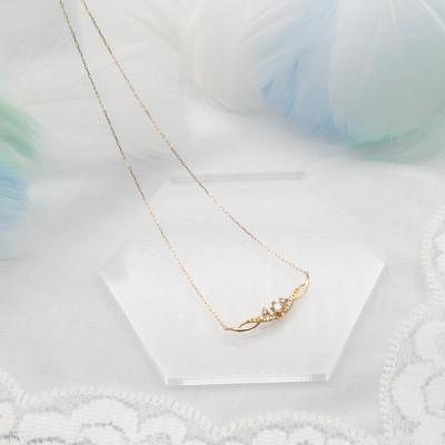 ふるさと納税 昭和町 K18 0.10ct ダイヤモンド ペンダントネックレス HH-019737 |  | 02