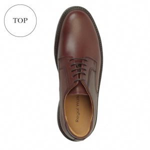 リーガル Regal Walker 【2週間程度で発送】 革靴 紳士ビジネスシューズ プレーントゥ ダークブラウン 101W 数量限定 奥州市産モデル（24.0cm）[AM006]