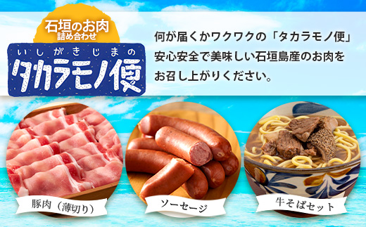【新感覚】石垣島の「お肉」詰め合わせ～タカラモノお肉便　SH-6