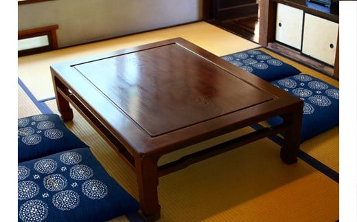 【G0698】5枚組座布団　王朝　銘仙判：配送情報備考　紺