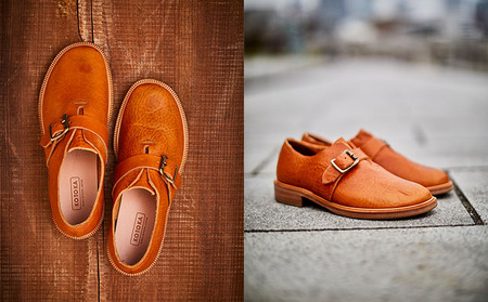 KOTOKA　 一枚革モンク　ナチュラル　 メンズ 27.0cm