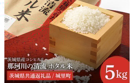 
            【令和6年度産】茨城県産コシヒカリ 那珂川の清流 ホタル米5kg（茨城県共通返礼品/城里町）【お米 ごはん こしひかり おいしい 白米 茨城県産 水戸市】（IH-5002）
          