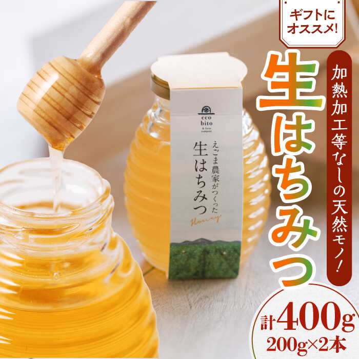 【ふるさと納税】【レビューキャンペーン実施中】【えごま農家がつくった】生はちみつ 400g ギフトセット / 蜂蜜 ハチミツ 熟成 ビタミン / 佐賀県 / 株式会社中村 [41AJCN002]