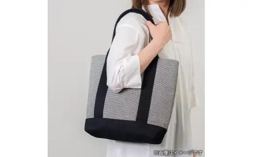 三河木綿刺し子織バッグ sasicco OBIトート （ 消防刺子 ） 