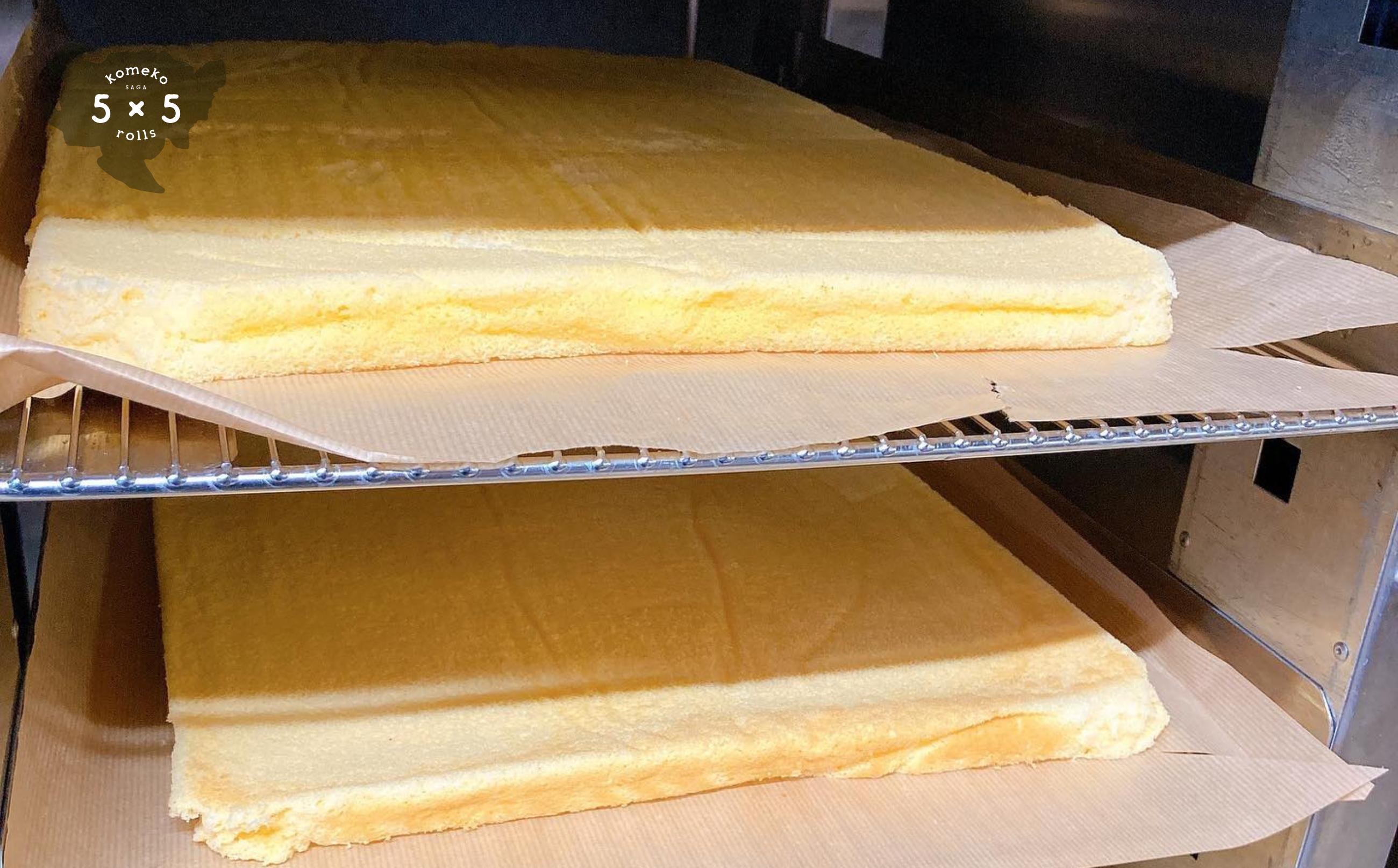 5×5rolls 米粉ロールケーキ スポンジ