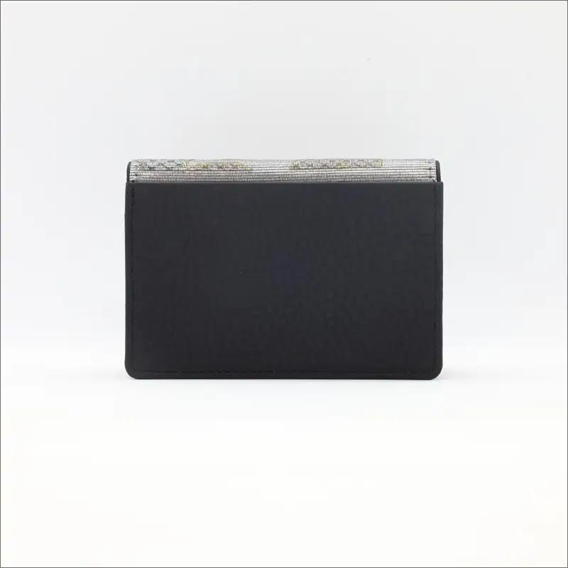 TAMIYARADEN /民谷螺鈿 Card Case 「NAMIMON」 matte black※プレゼントパッケージ