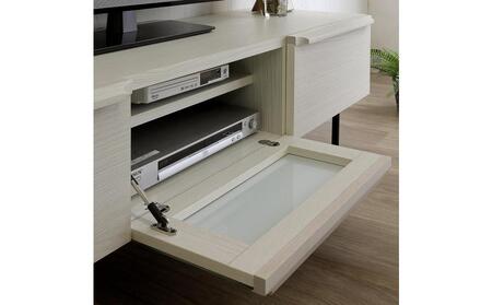大川家具 幅153cm テレビボード グレー -elm-エルム