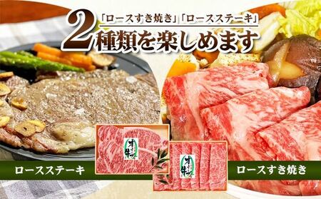 牛肉詰合せ オリーブ牛 ロース すき焼き ステーキ 小豆島産 牛肉詰合せ【すき焼800g ステーキ180g×2枚】