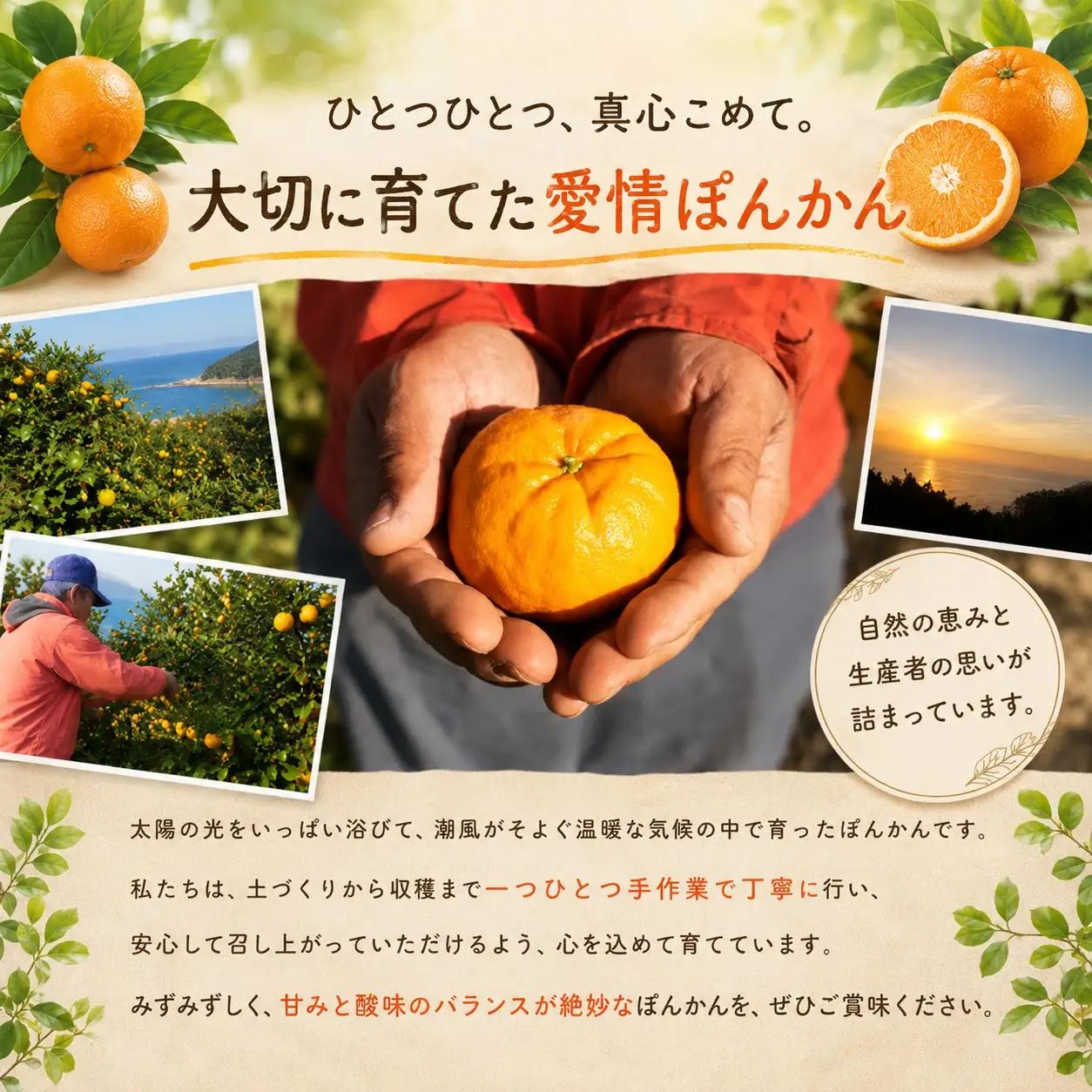家庭用ポンカン高知県産 ポンカン 5kg