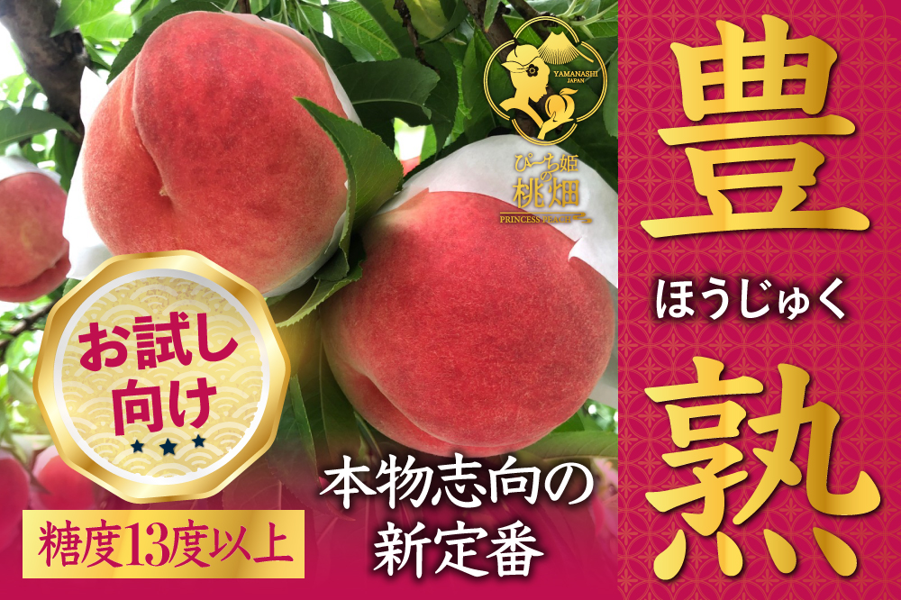 【累計20,000件突破】フルーツ王国山梨が誇る白桃ブランド 豊熟桃 約1kg【2025年発送】（PMK）B18-101