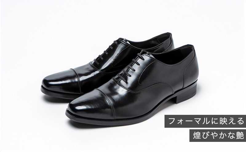 倭イズム ( ヤマトイズム ) 牛革 マッケイ ビジネスシューズ 紳士靴 YAP600 （ ブラック ）26.5cm