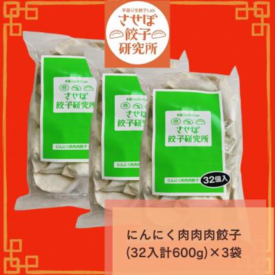ふるさと納税 佐世保市 〈させぼ餃子研究所〉にんにく肉肉肉餃子　計96個! |  | 01