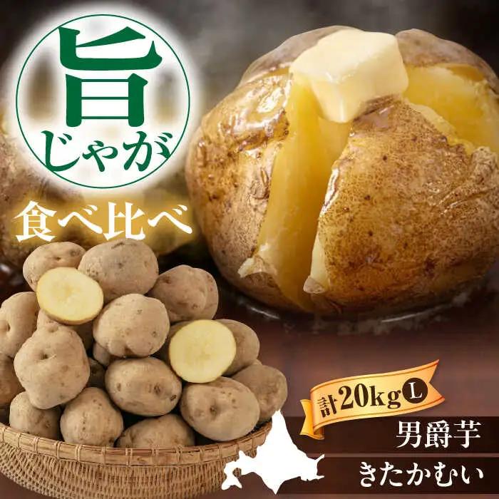  【先行予約】食べ比べセット 20kg  [AJAK015] じゃがいも