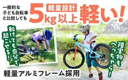 ヨツバサイクル ZERO 20インチ ラムネブルー サイドスタンド付属【1474716】