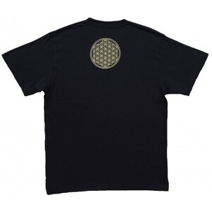 Tシャツ フラワー・オブ・ライフ 姫川薬石 ネイビー (半袖 160サイズ)【1619388】