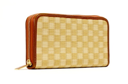 葵 (Aoi) ラウンド財布 鳳凰・黄 ／ 織田畳店 セキスイ樹脂製表 畳表 高級感 本革 京西陣金襴織物 奈良県 田原本町