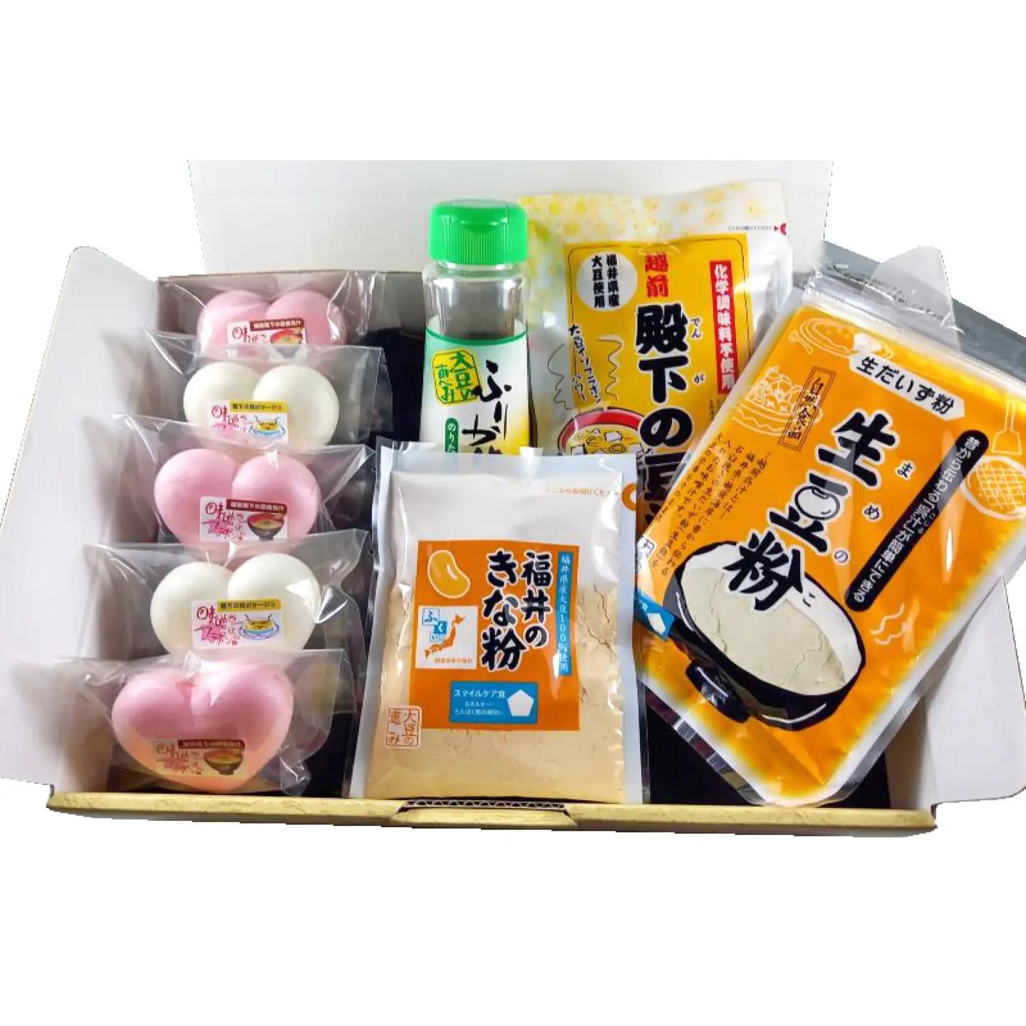 大豆県「越前まめのこ」セット【呉汁 きな粉 ふりかけ 大豆 加工品 インスタント 常温】[A-018003]