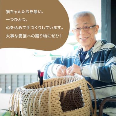 ふるさと納税 久万高原町 【とらのすけ】猫用ベッド　ネコ耳ver |  | 03