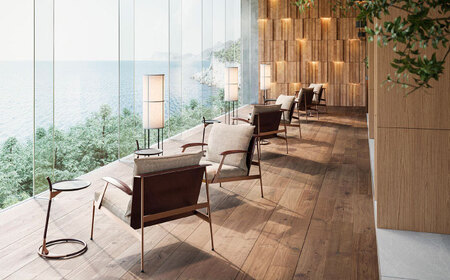 【Ritzwell】GQ SIDE TABLE　ハンドル革巻きタイプ[AYG062]