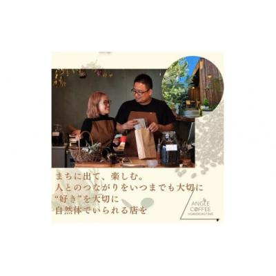 ふるさと納税 春日井市 【定期便】3か月コース　ANGLE COFFEE  深煎り自家焙煎コーヒー豆 400g |  | 03