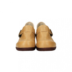 ベルトコンフォートシューズ｜マスタード LL(24.5cm) レディース スリッポン 幅広 甲高 外反母趾 ゆったり幅 大人気 靴