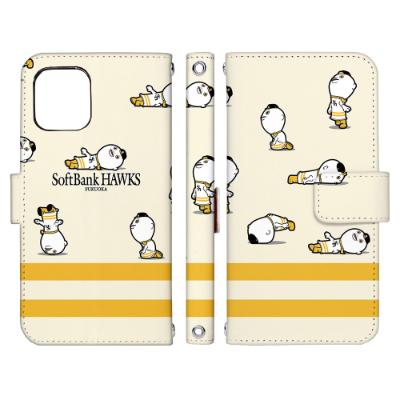 ふるさと納税 大野城市 福岡ソフトバンクホークス iPhoneケース 手帳型 pattern02-ip12-4 |  | 01