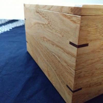 ふるさと納税 能勢町 重箱型 小物収納箱(2段) | 無垢 栗(クリ) |  | 03