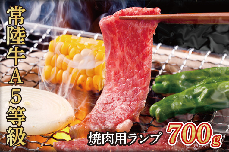 
            常陸牛A5等級　焼肉用700g（ランプ）(AC004)
          