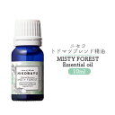 【ふるさと納税】ブレンド精油 エッセンシャルオイル ミスティーフォレスト 10ml 精油 天然100％ オイル トドマツ 朝の森 オンライン 申請 ふるさと納税 北海道 ニセコ 森 樹木 自然 森林浴 消臭効果 花粉症対策 アロマ 香り ニセコ町 【20006】