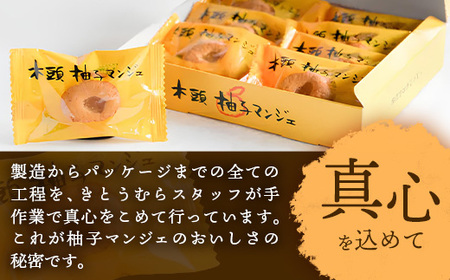 木頭柚子マンジェ 8個入【徳島 那賀町 木頭 木頭ゆず ユズ 柚子 焼き菓子 お菓子 洋菓子 ケーキ フルーツケーキ 柚子皮 個包装 国産 手作り ジャム バレンタイン 誕生日 クリスマス 母の日 父
