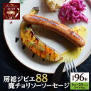 【ふるさと納税】房総ジビエ88鹿チョリソーソーセージ4本×24パック入り（約70g×96本））ソーセージ 冷凍 ジビエ 鹿 チョリソー 小分け おかず おつまみ 市原市 千葉