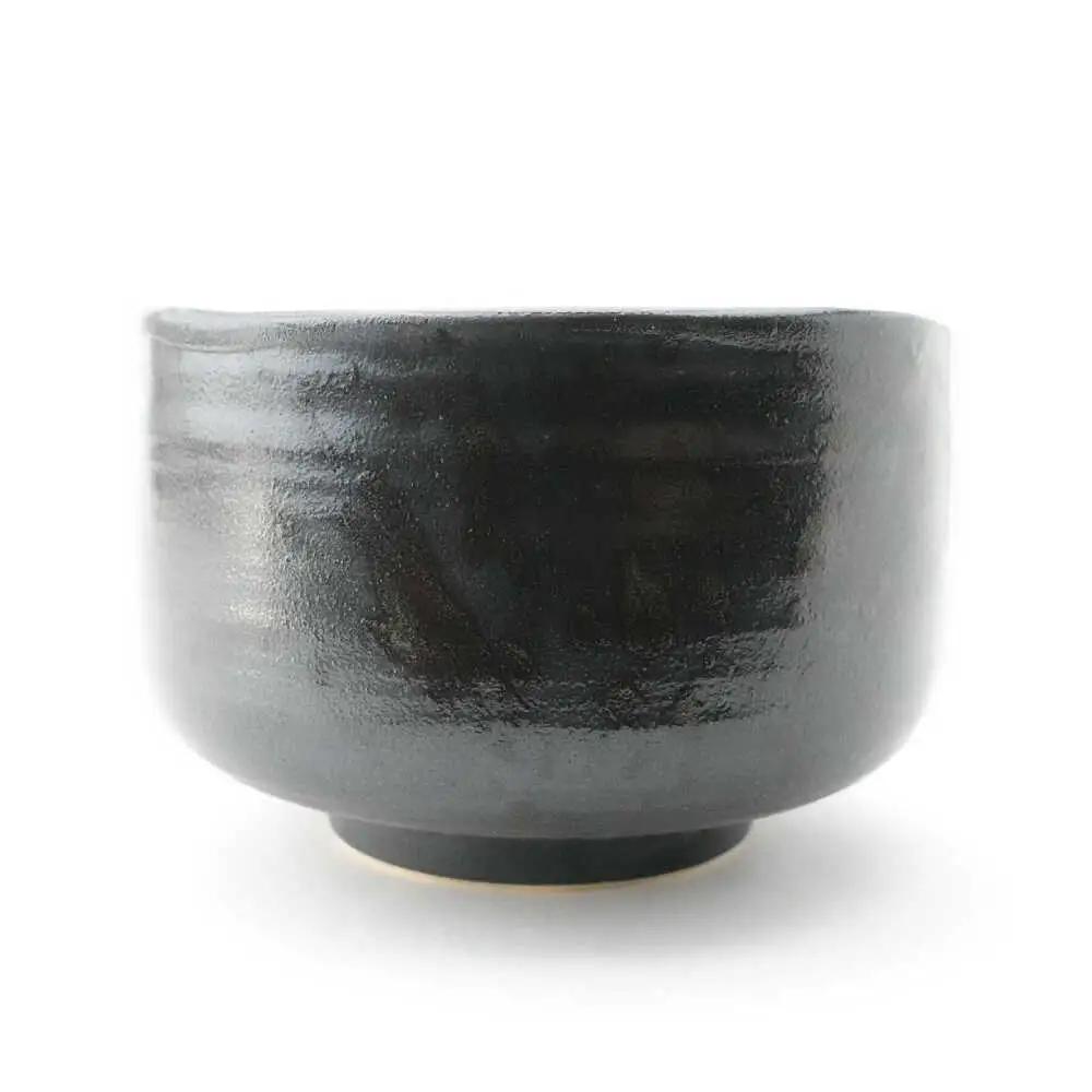 【波佐見焼】Folk Design 野点抹茶碗 黒釉 1点【玉有】[IE53]